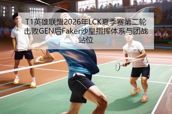 T1英雄联盟2026年LCK夏季赛第二轮击败GEN后Faker沙皇指挥体系与团战站位